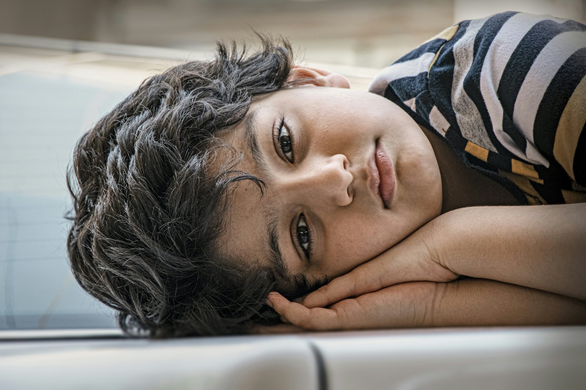 Portrait of a student in a school setting